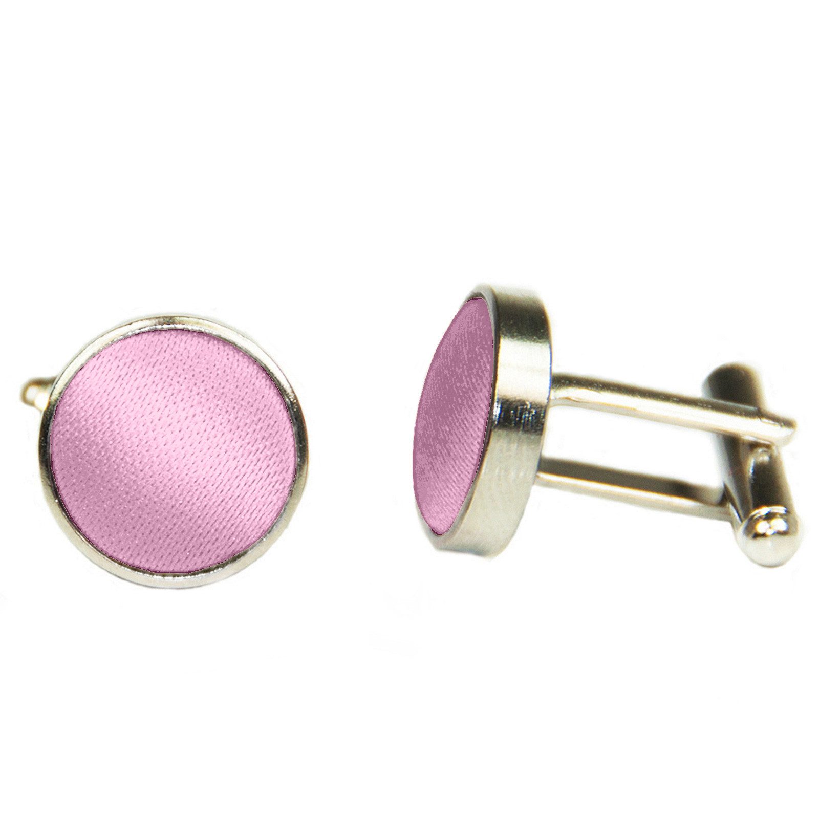 GASSANI Krawatte Satin Hochzeitskrawatte, Herren-Krawatte Hochzeit Schlips z Anzug (Set, 3-St., Krawattenset, Manschettenknöpfe, mit Einstecktuch) 6cm Schmal Dünn, Slim Uni, Seide-Touch-Finish