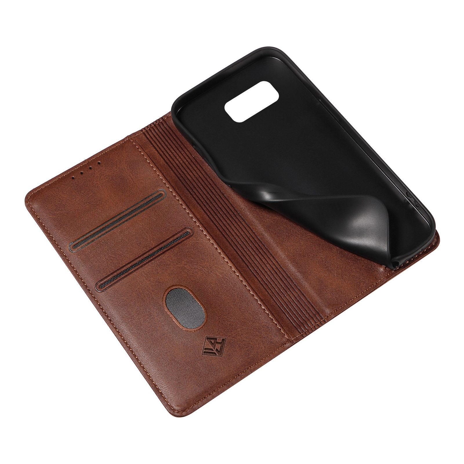 Tec-Expert Handyhülle Tasche Hülle für Samsung Galaxy S8 5.8 Zoll, 5.8 ", Cover Klapphülle Case mit Kartenfach mit Displayglas