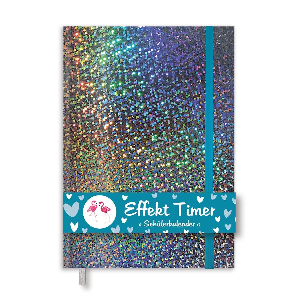 Roth Schulheft Roth Timer Holo Circles A6, Hologrammeffekt