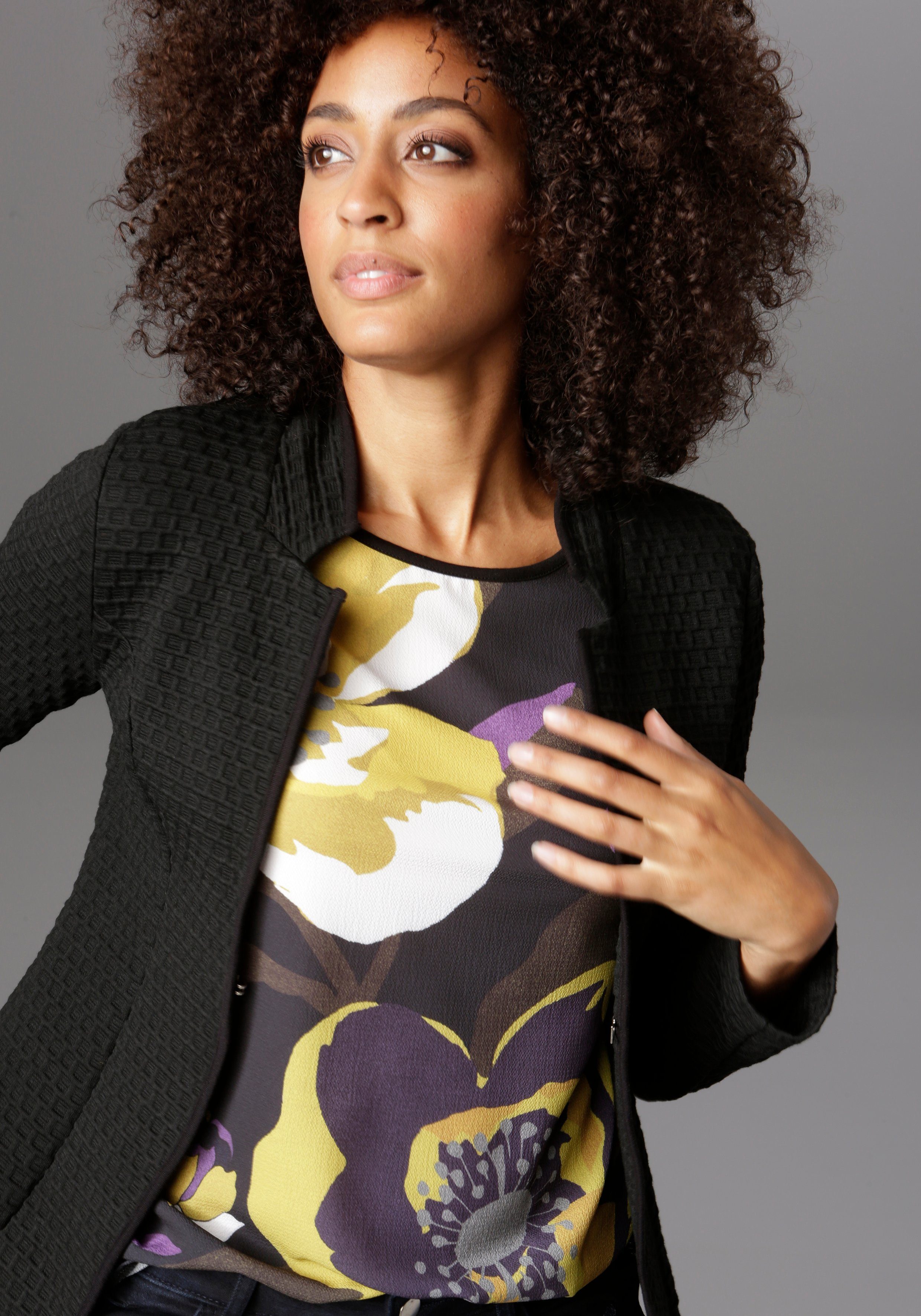 Aniston SELECTED Jackenblazer mit Struktur