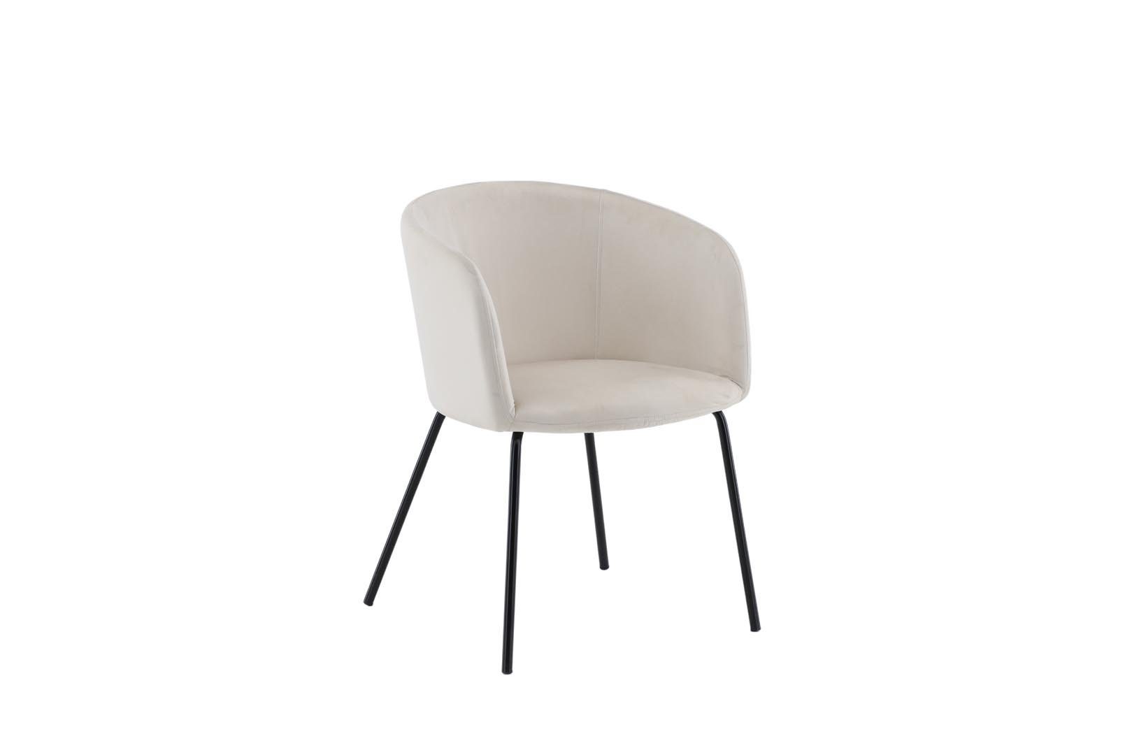 ebuy24 Esszimmerstuhl Berit Esszimmerstuhl Velour beige. günstig online kaufen