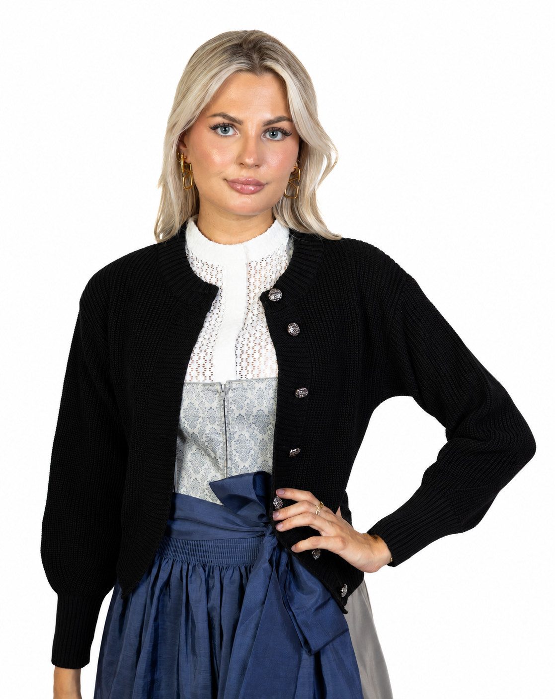Trachtl Trachtenjacke Venezia Schwarz Oversize – Bild 4 von 5