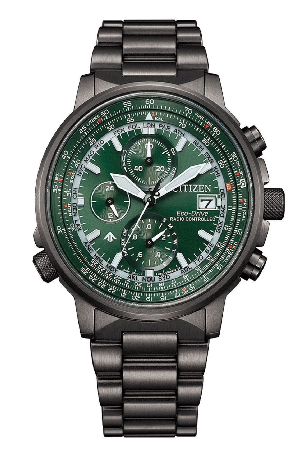 Citizen Solaruhr Eco-Drive Promaster Sky Schwarz/Grün günstig online kaufen