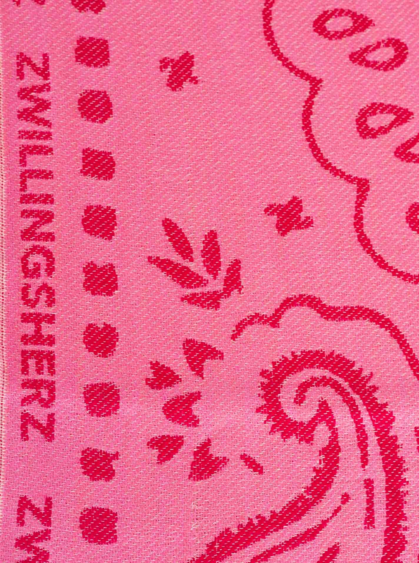 Zwillingsherz Modetuch "Trendy Paisley", Paisley Muster, Fransenabschlüsse rundum, Wollanteil