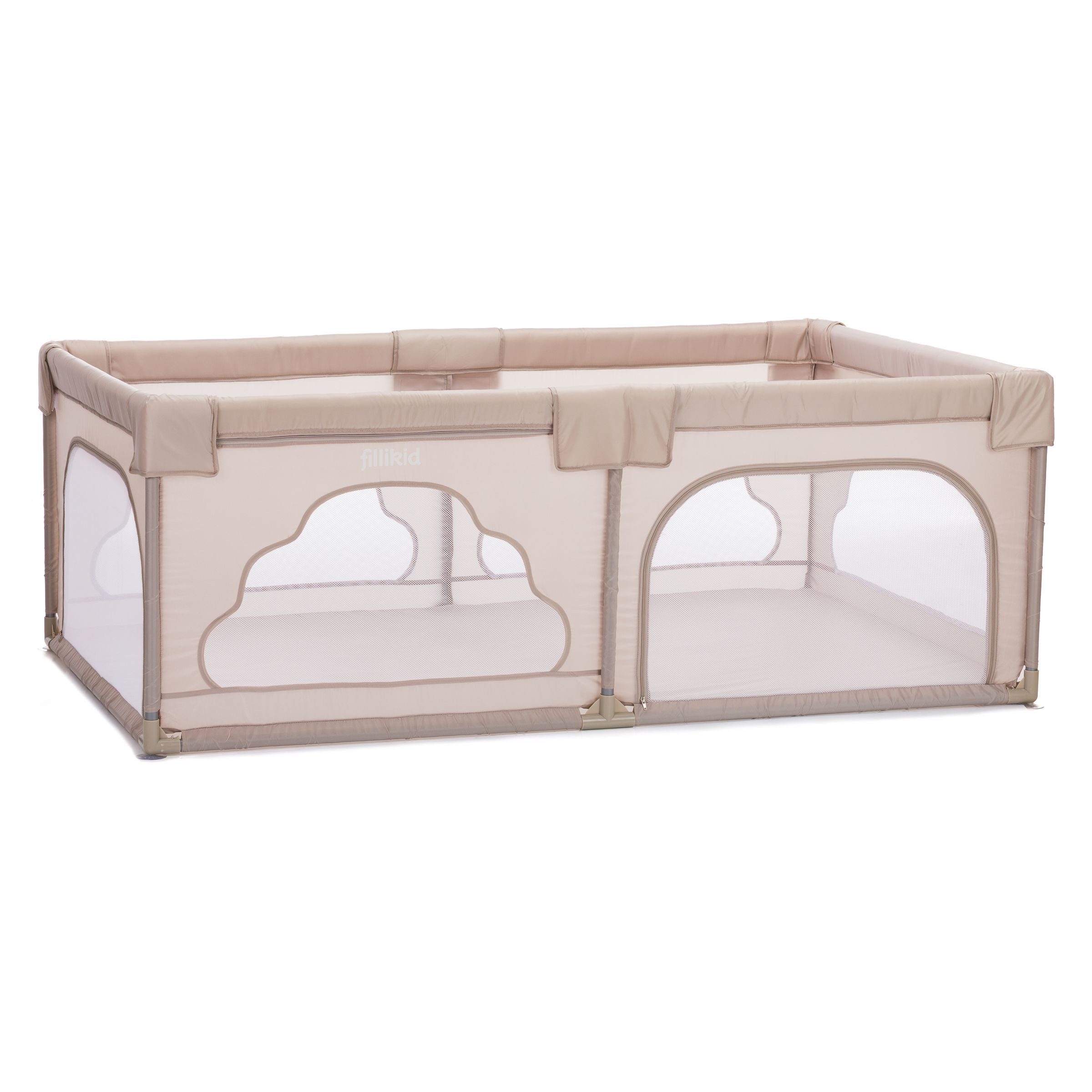 Fillikid Laufstall Laufgitter Perth 115x180 cm natur Exklusiv