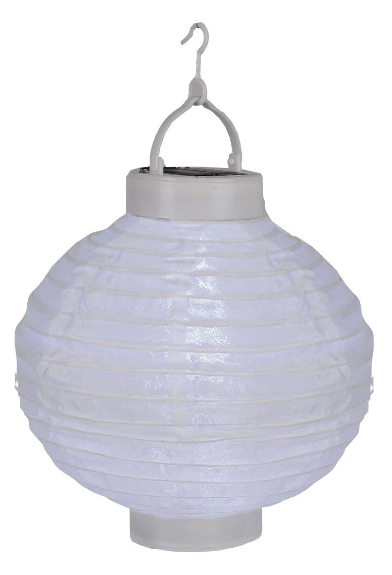 STAR TRADING Hängeleuchten Best Season LED-Solarlampion, 1 cool Light LED, ca. 22 x 20 cm