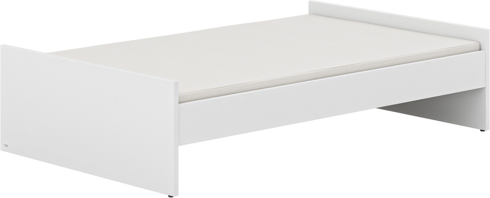 PAIDI Kinderbett LITTLE FLO, vom Baby bis zum Teeni, in mehreren Farben und Breiten (Breite/Länge: 90x200cm + 120X200cm +140x200cm), umbaubar zum Kinder- oder Jugendbett, Bodenbett auch als Sofa nutzbar