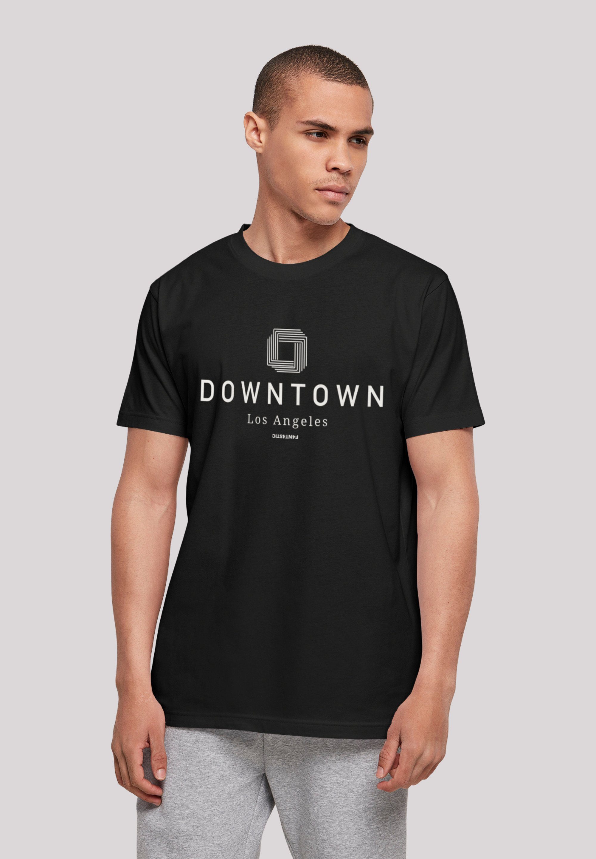 F4NT4STIC T-Shirt Downtown LA TEE UNISEX Print schwarz