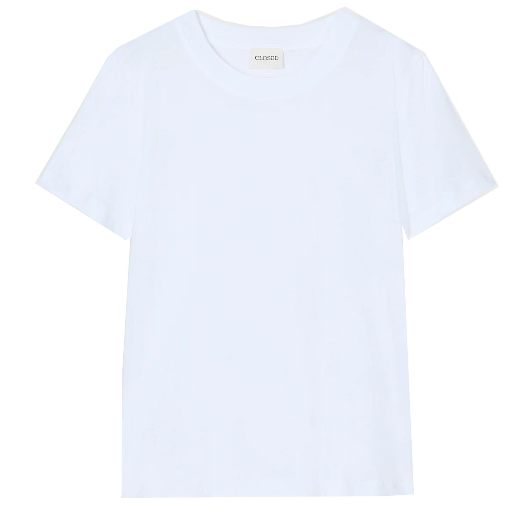CLOSED T-Shirt CLOSED T-Shirt aus Bio-Baumwolle - Weiss (0-tlg)