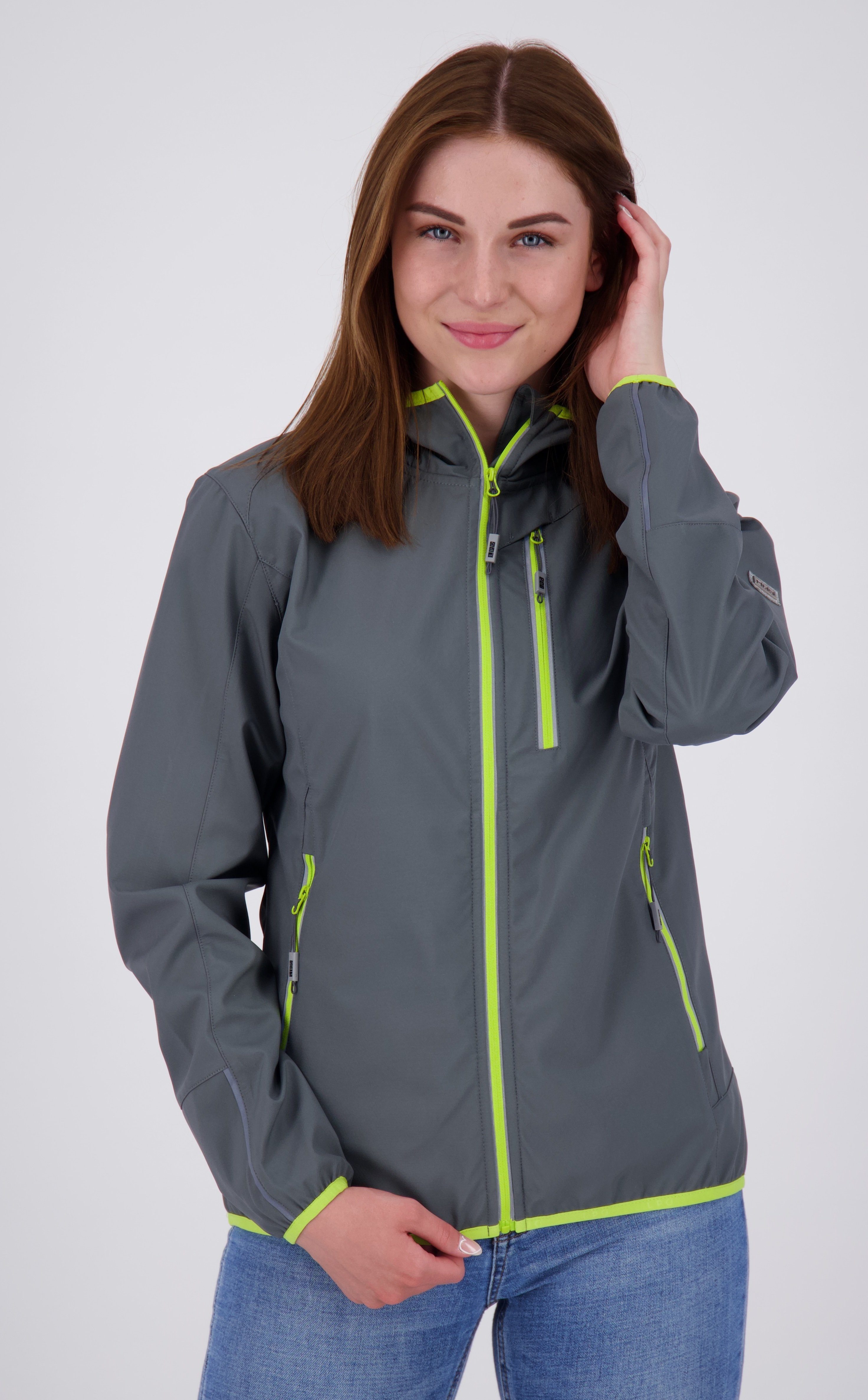 DEPROC Active Softshelljacke MECATINA PEAK Großen erhältlich II in WOMEN auch asphalt Größen