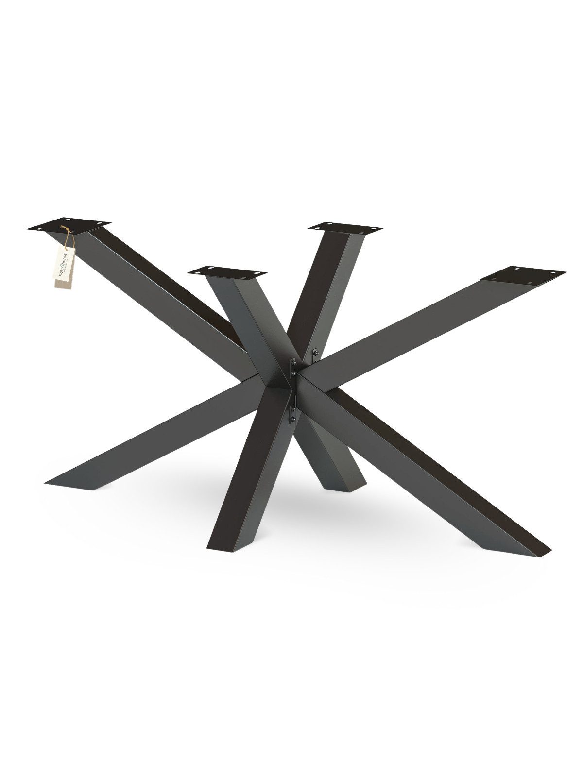 holz4home® Tischgestell Tischbeine aus Metall I Schwerlast Gestell Schwarz günstig online kaufen