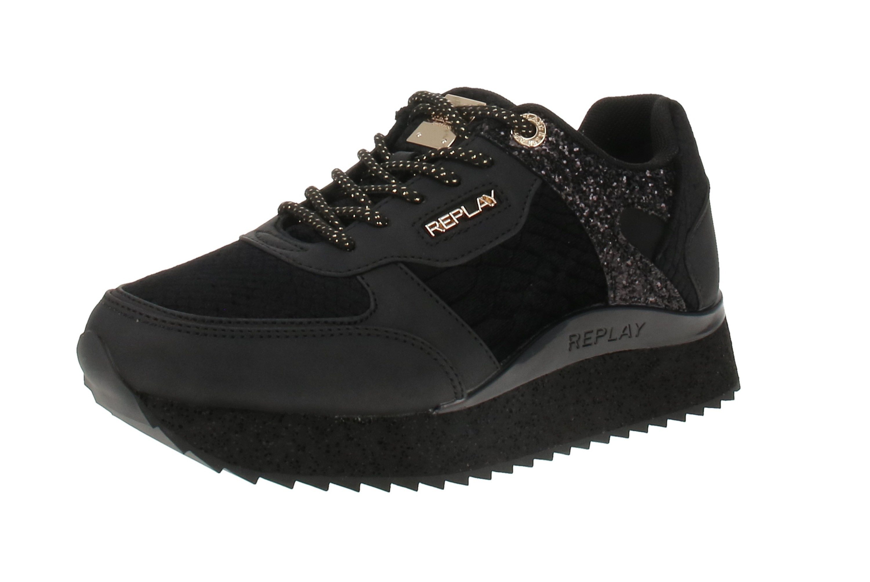 Replay Replay Penny Local GWS63 C0160S - Женщинам Кроссовки - 003-Black Кроссовки