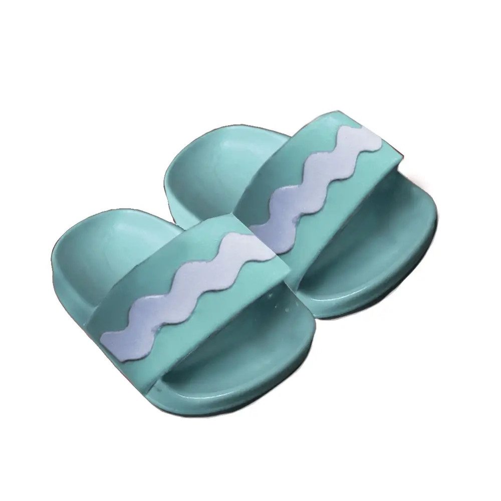 Heless Puppenkleidung Puppen-Badeschlappen, mint, Gr. 38-45 cm
