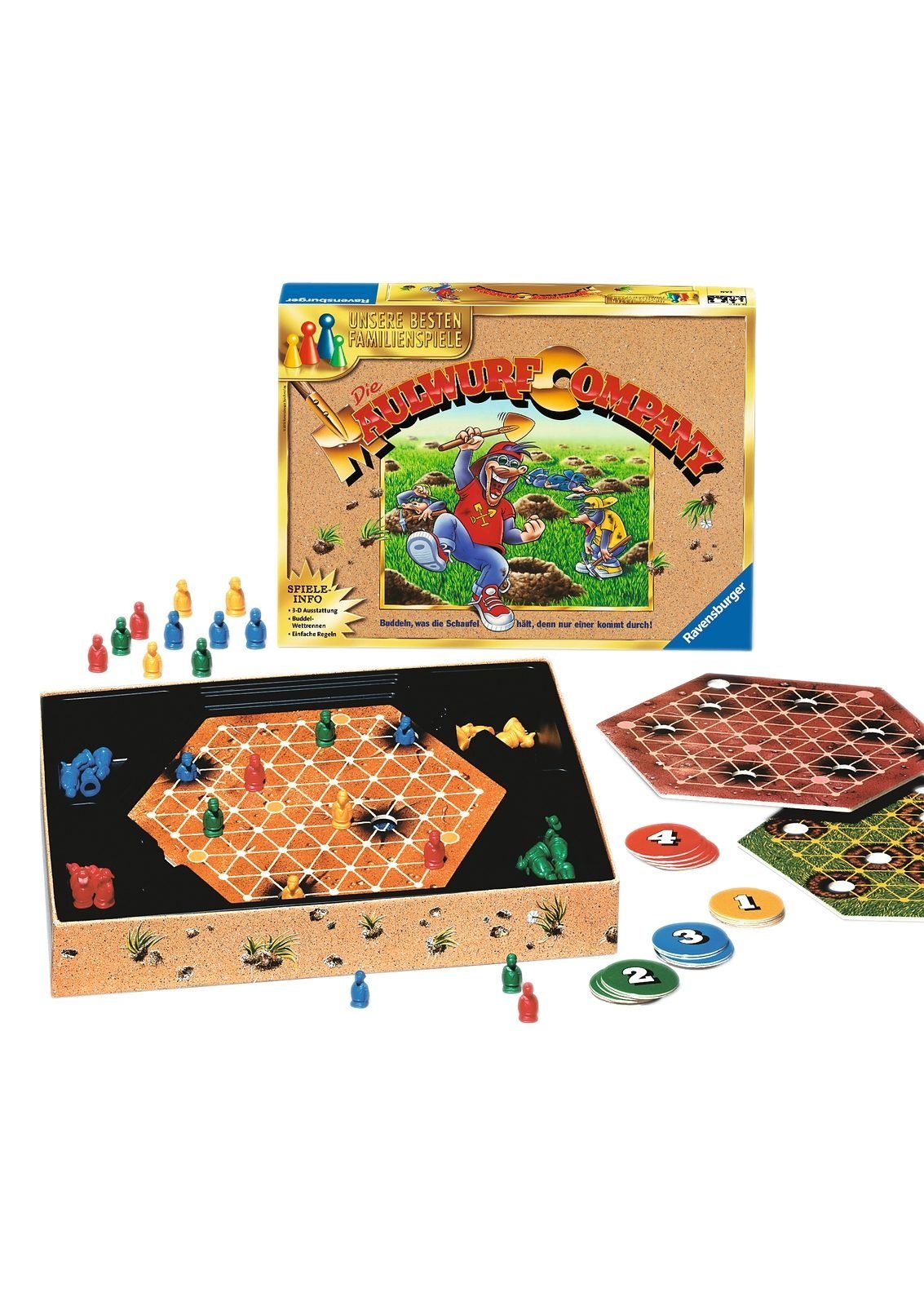 Ravensburger Spiel Die Maulwurf Company, Made in Europe
