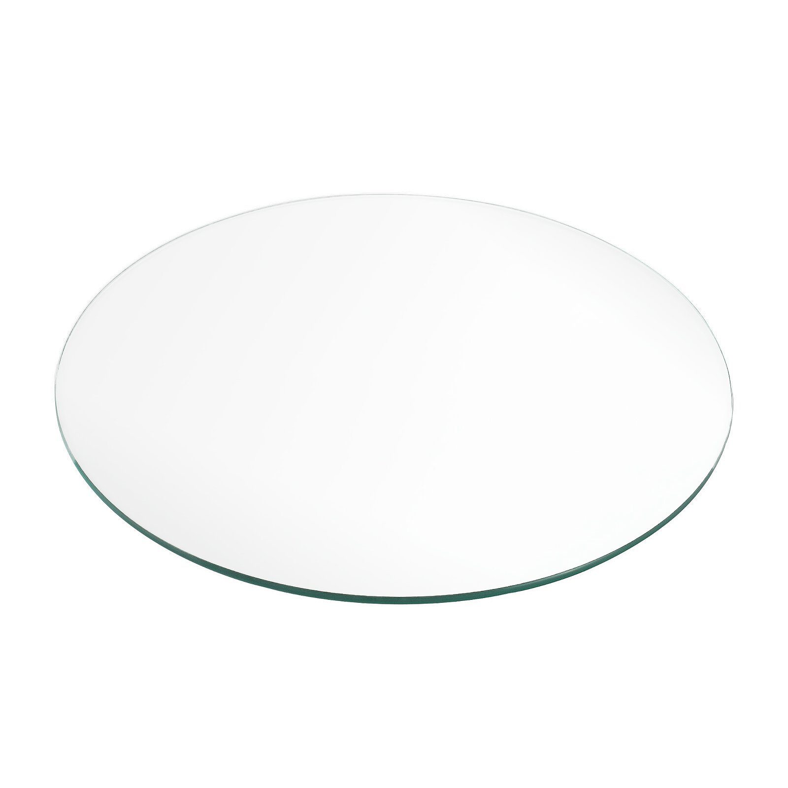 LebensWohnArt Tischplatte Glasplatte TERRY 70cm Rund ESG Glas