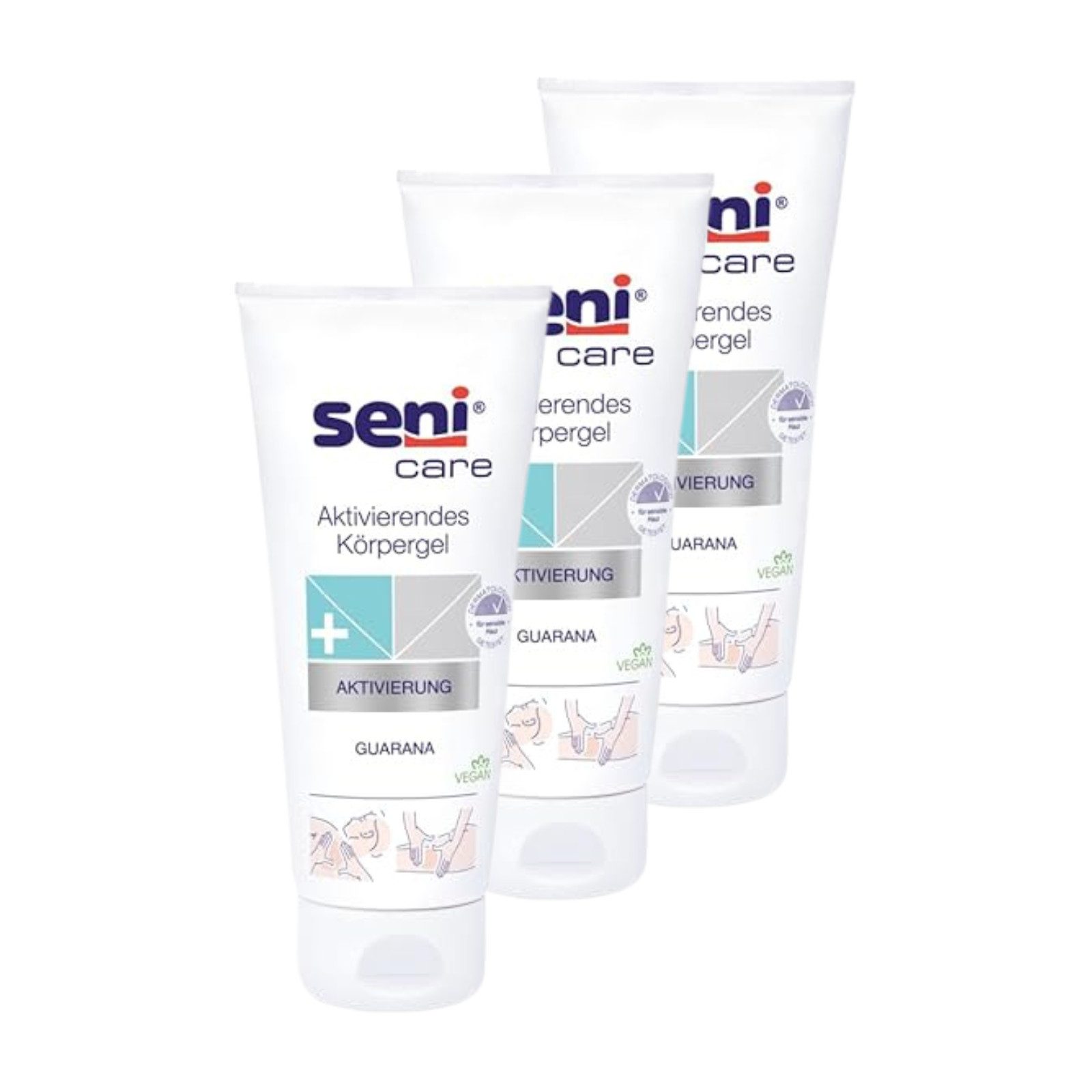 seni Tagescreme Seni Care aktivierendes Körpergel 3er Set, 3-tlg.