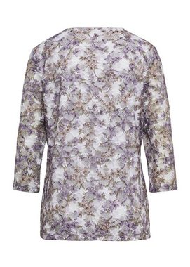 GOLDNER Print-Shirt Spitzenshirt in zarter Farbgebung