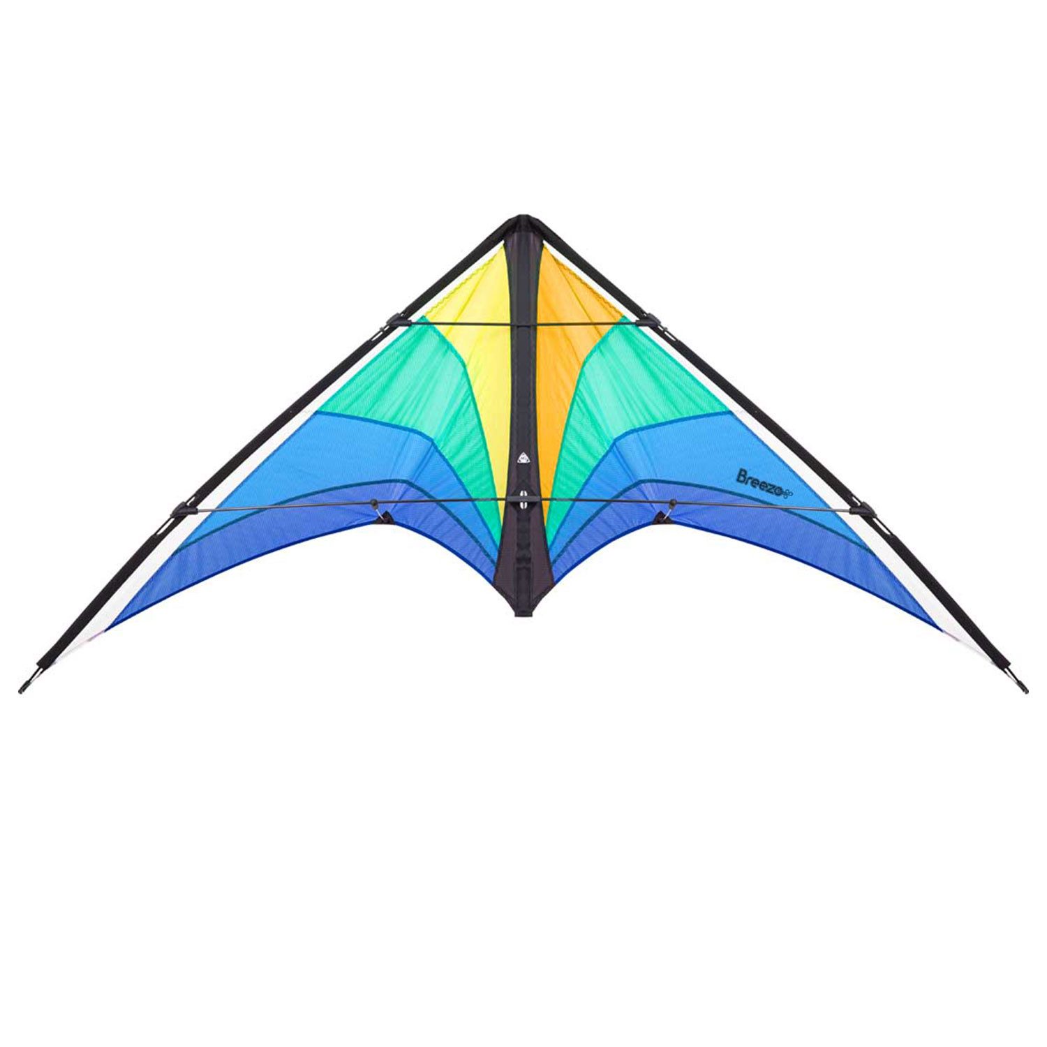 HQ Flug-Drache HQ Kinderdrachen Zweileiner Lenkdrachen Breezo R2F 170 cm, idealer Trainingsdrachen für Piloten ab 12 Jahren
