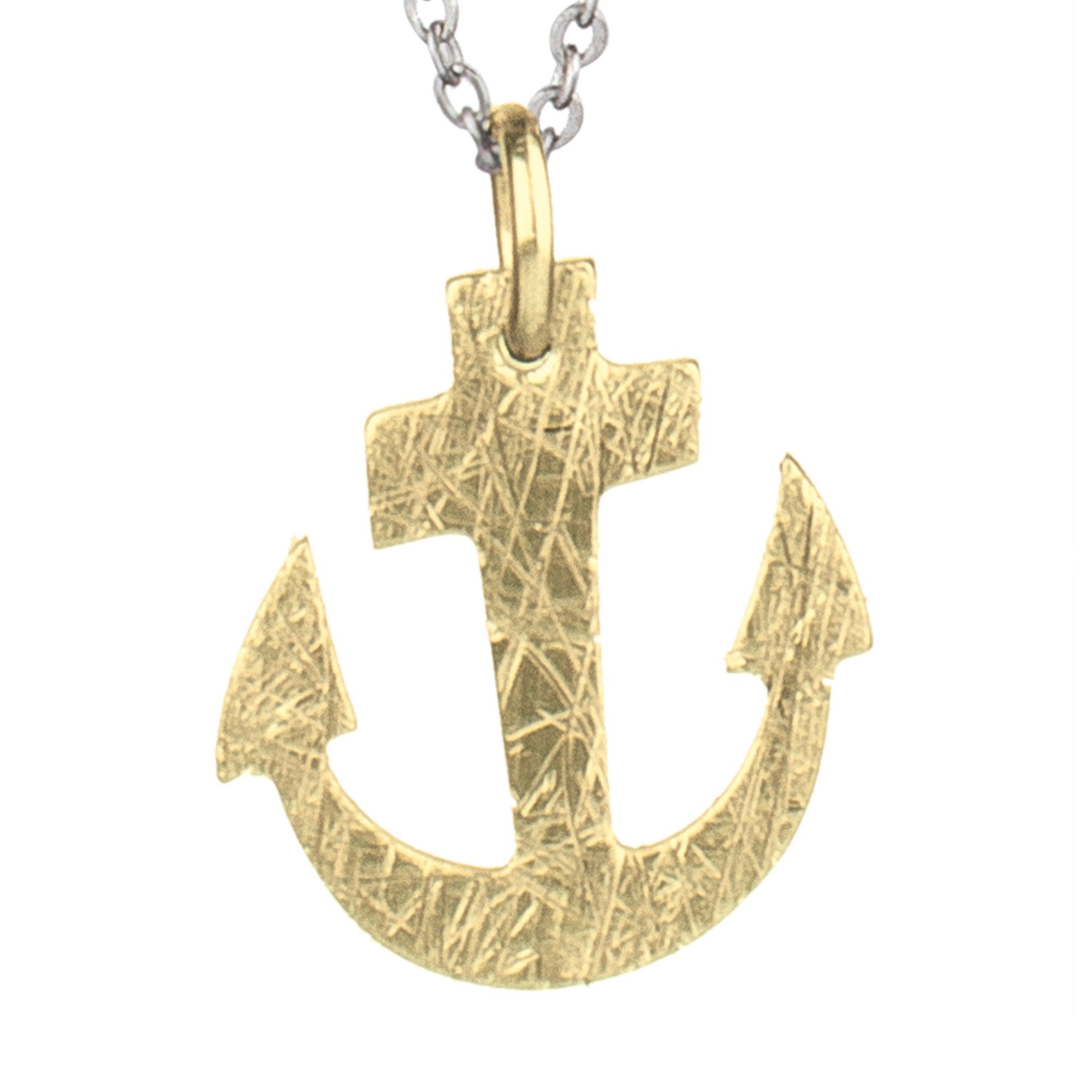 Ernstes Design Kettenanhänger Anhänger Anker Edelstahl ca. 13 x 14 mm