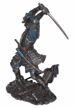 Parastone Dekofigur Deko Figur Samurai Art H 23 cm in Rüstung mit Samurai-Schwert