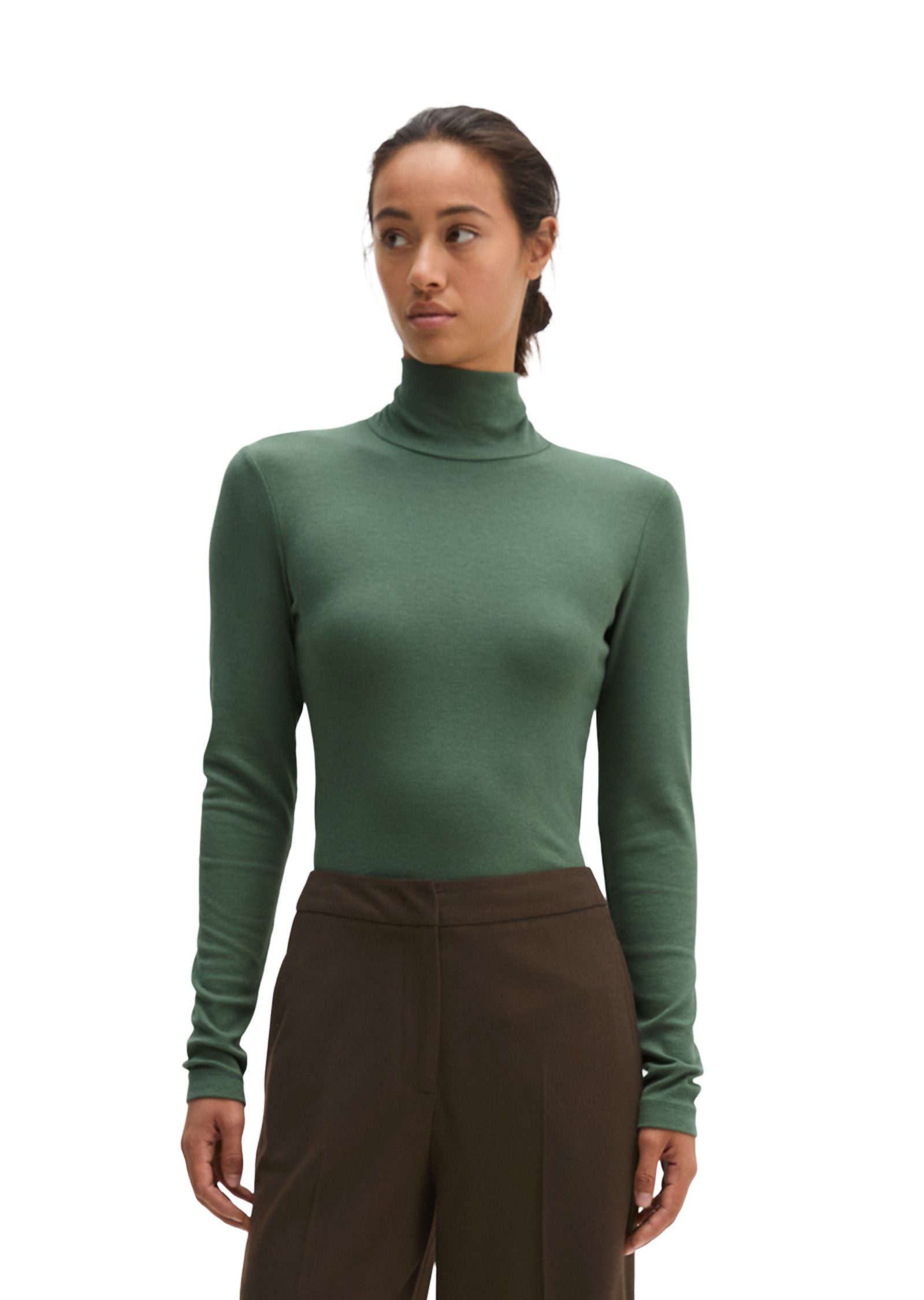 Marc O'Polo Langarmshirt aus TENCEL™ Modal-Baumwolle-Mix