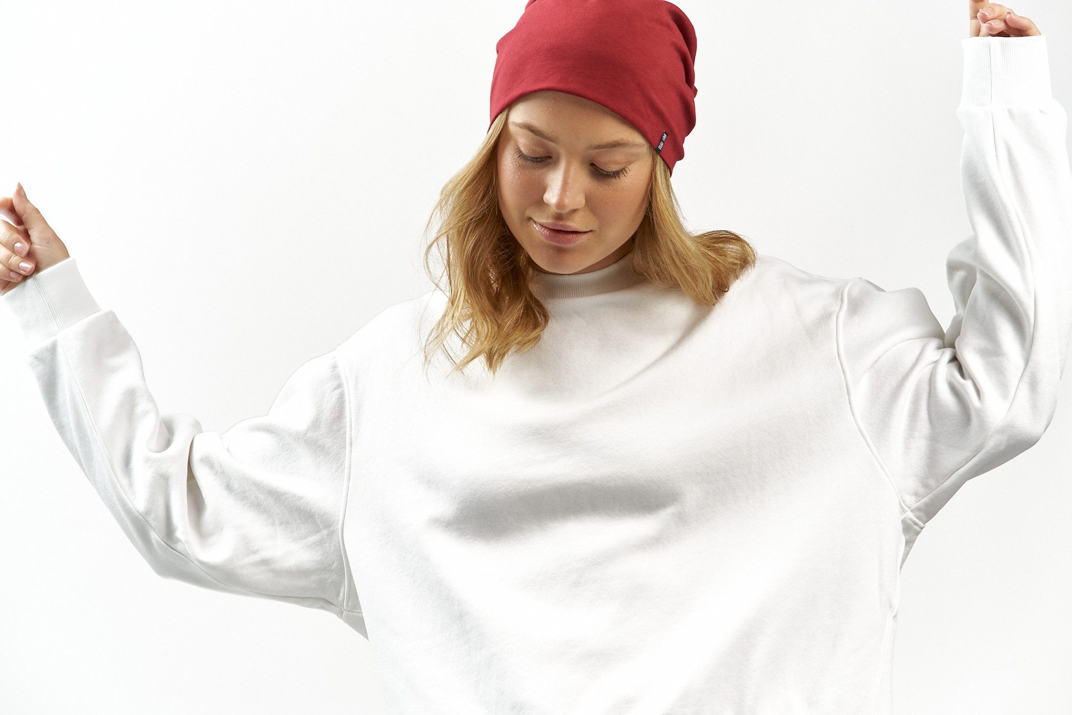 Enter the Complex Jerseymütze - Leichte Slouch Beanie - Unisex, Übergangsmütze, 95% gekämmte Baumwolle, 5% Elasthan – Bild 3 von 4
