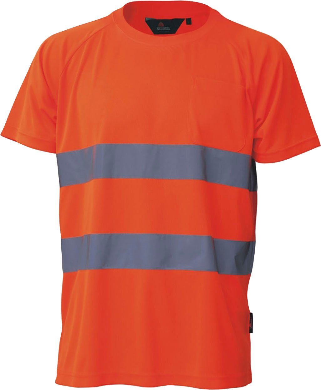 Herock T-Shirt Hochsichtbar - auf horizontale Körper 2 horizontale 2 dem Reflex-Streifen, Reflexmaterial, hochwertiges 2HOR Streifen mit Hochsichtbar
