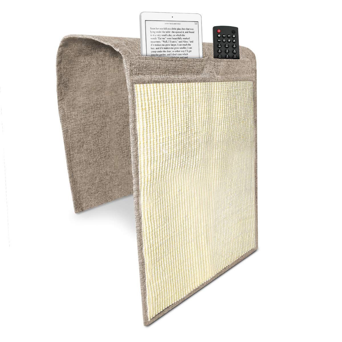Navaris Katzen-Kletterwand Navaris Katzen Kratzmatte 128x45 cm, Sisal, Sofa Schutz, 2 Fächer
