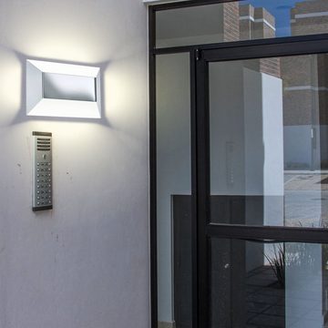etc-shop Außen-Wandleuchte, Leuchtmittel inklusive, Warmweiß, Wandleuchte Außenleuchte Lampe Wandlampe Terrassenleuchte Hauswand
