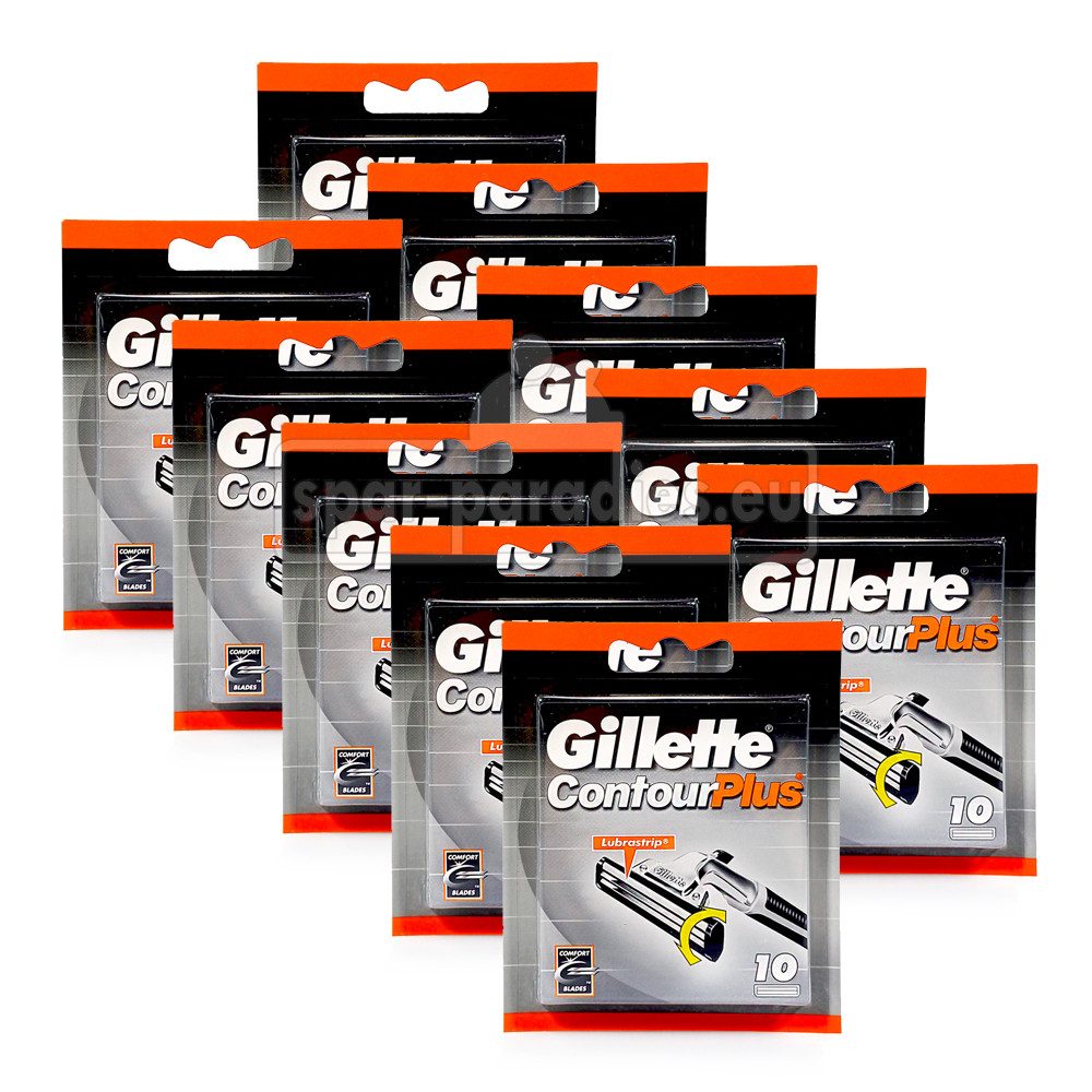 Rasierklingen Gillette Contour Plus Rasierklingen, 10er Pack x 10