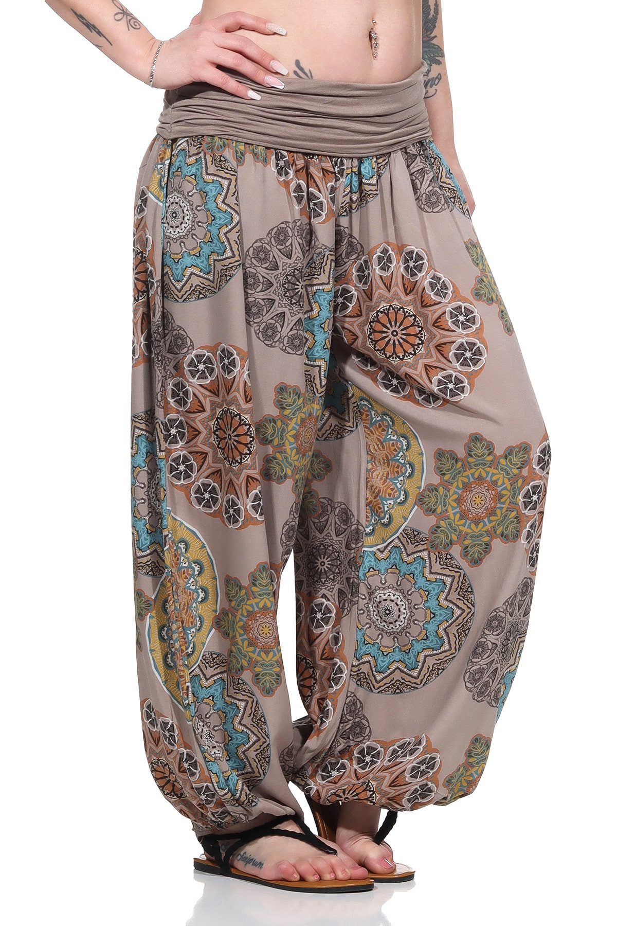OriginalYou Haremshose Pumphose für Damen weite und luftige Sommerhose mit elastischem Bund, hautfreundlich, luftig und leicht