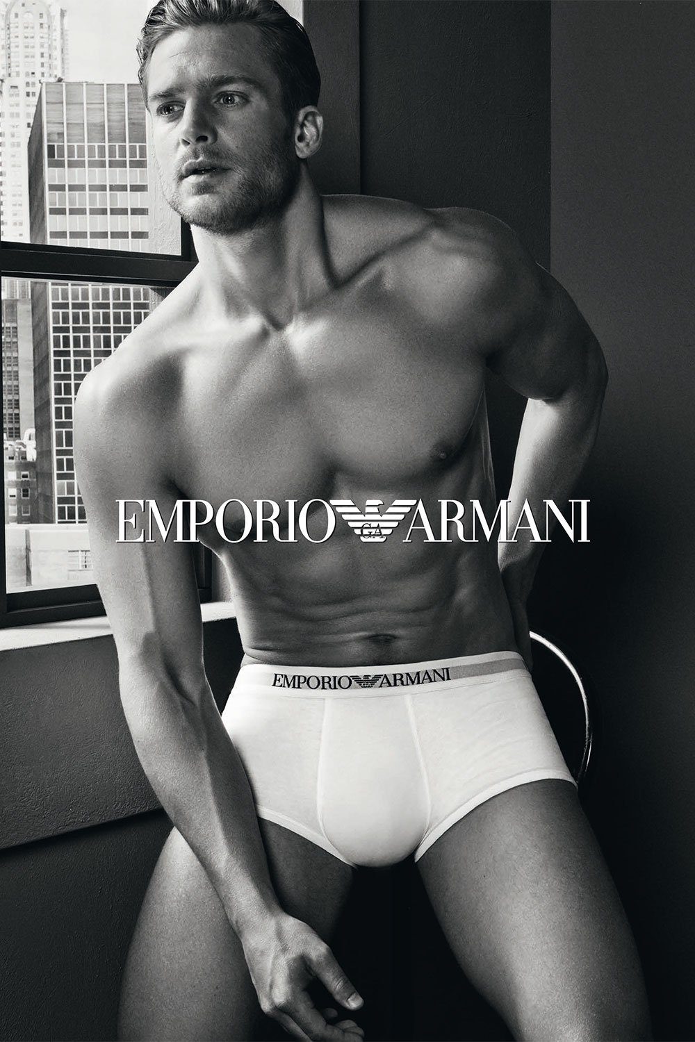 Emporio Armani Trunk Herren (Doppelpack, Retroshorts 2er Baumwolle 100% Weiss CC722 Cotton (04710) Pure 2er-Pack) Pack 2-St