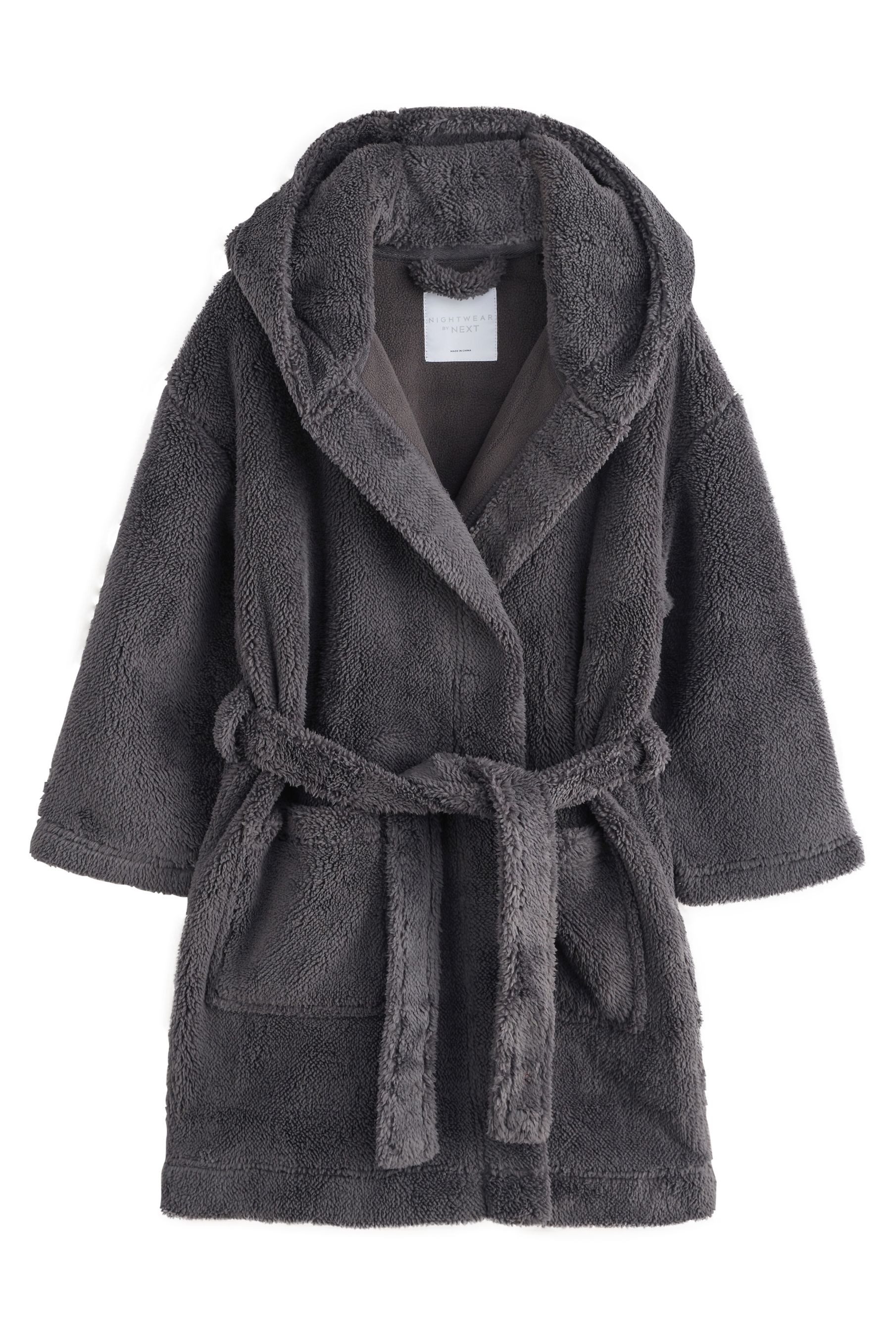 Next Kinderbademantel Fleece-Bademantel, Polyester (recycelt), Polyester