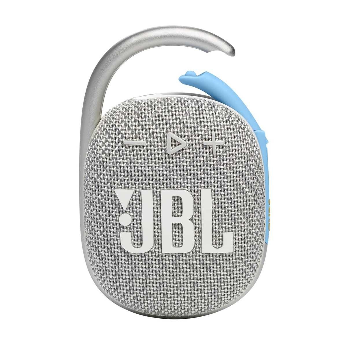 JBL JBL Clip 4 Eco Bluetooth Lautsprecher recyc. Material Weiß Musikbox Bluetooth-Lautsprecher