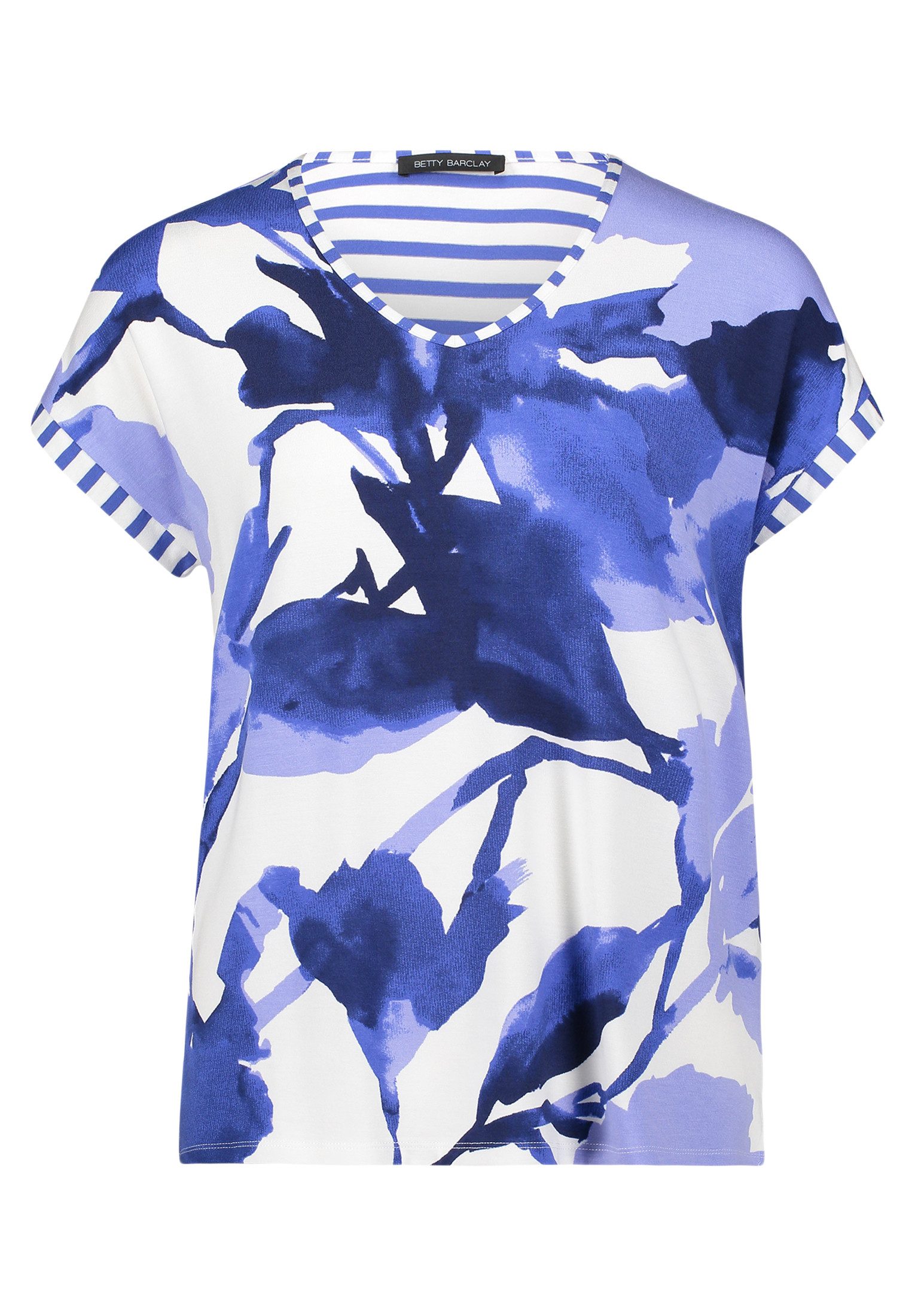 Kurzarmshirt Damen mit Ringel