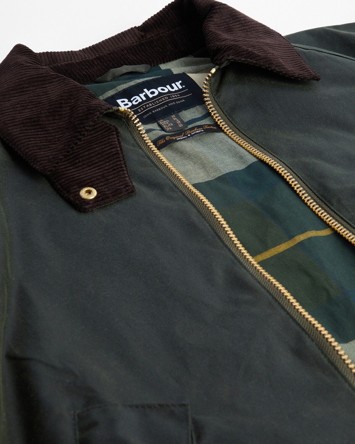 Barbour Allwetterjacke Wachsjacke Arlene Tartan günstig online kaufen