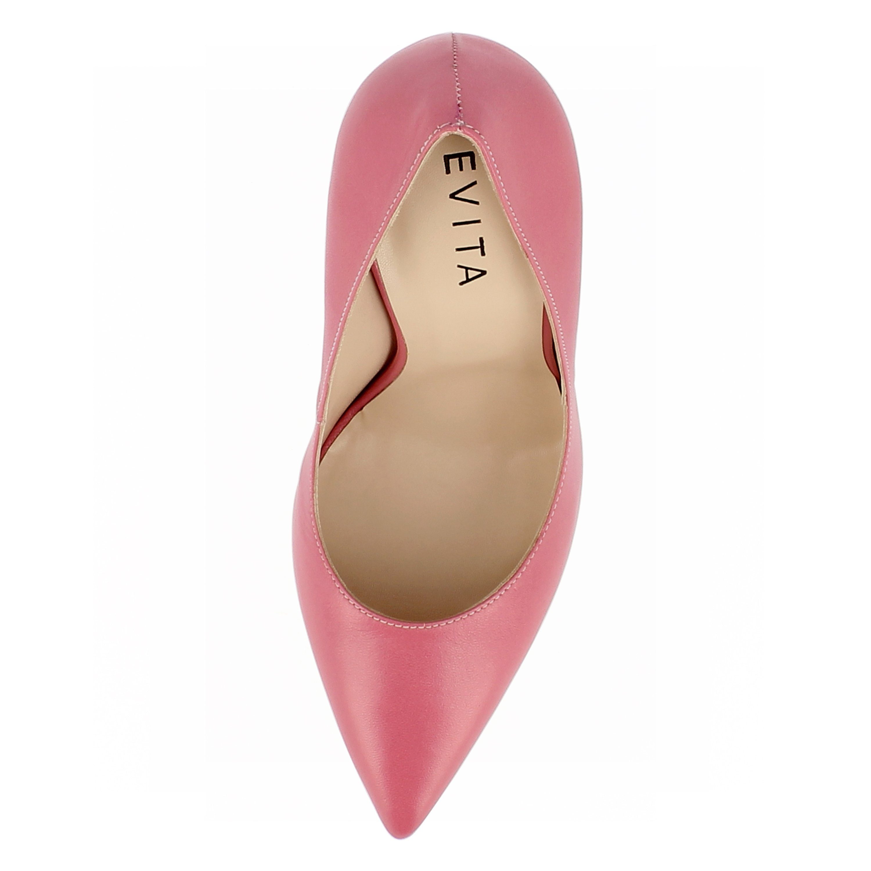 Evita LISA Pumps Italy rosa Handmade in