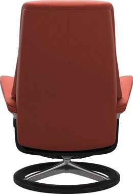 Stressless® Relaxsessel View (Set, Relaxsessel mit Hocker), mit Signature Base, Größe L,Gestell Schwarz