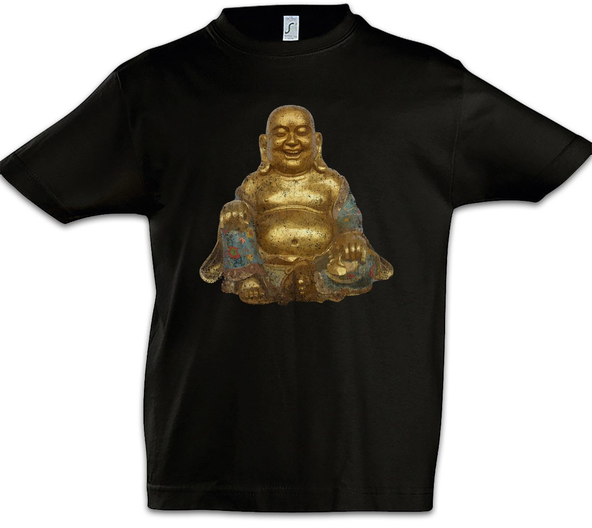 Print-Shirt Buddha Vintage Kinder T-Shirt Yantra Hinduism Buddhism Buddhismus