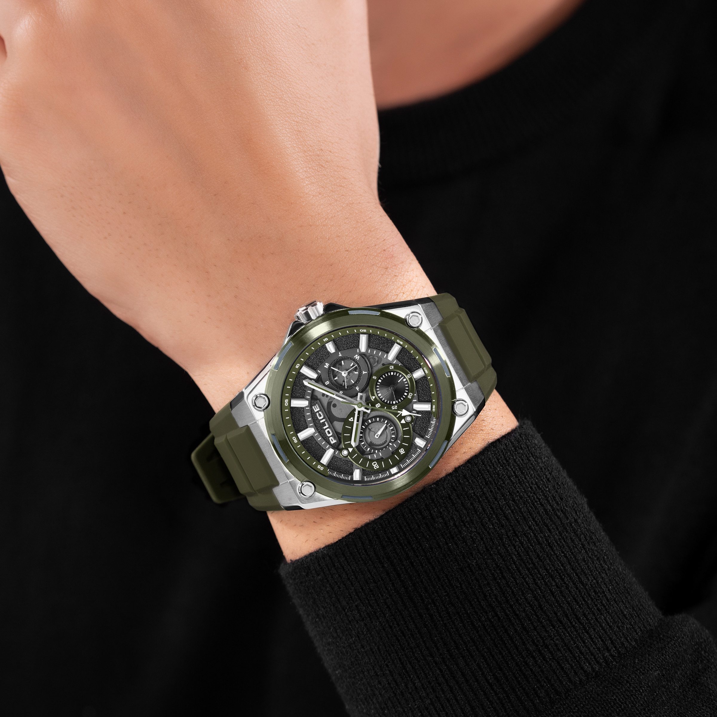 Police Quarzuhr Quarzuhr Herrenuhr 45 Quarz Herren PEWJQ2203242