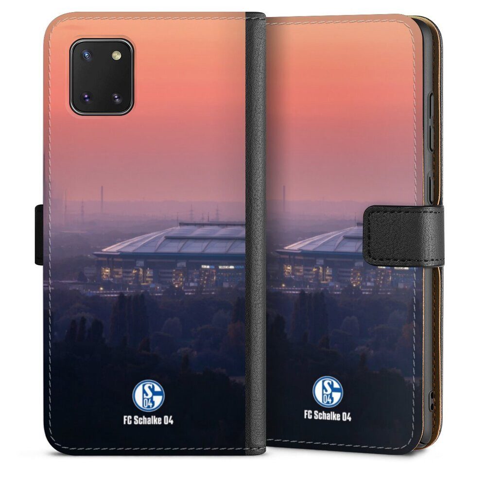 DeinDesign Handyhülle Stadion FC Schalke 04 Offizielles Lizenzprodukt Schalke 04 Stadion, Samsung Galaxy Note 10 lite Hülle Flip Case Klapphülle