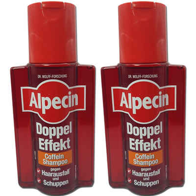 Alpecin Haarshampoo Doppel Effekt Coffein Shampoo, 2 x 200ml, 2-tlg.