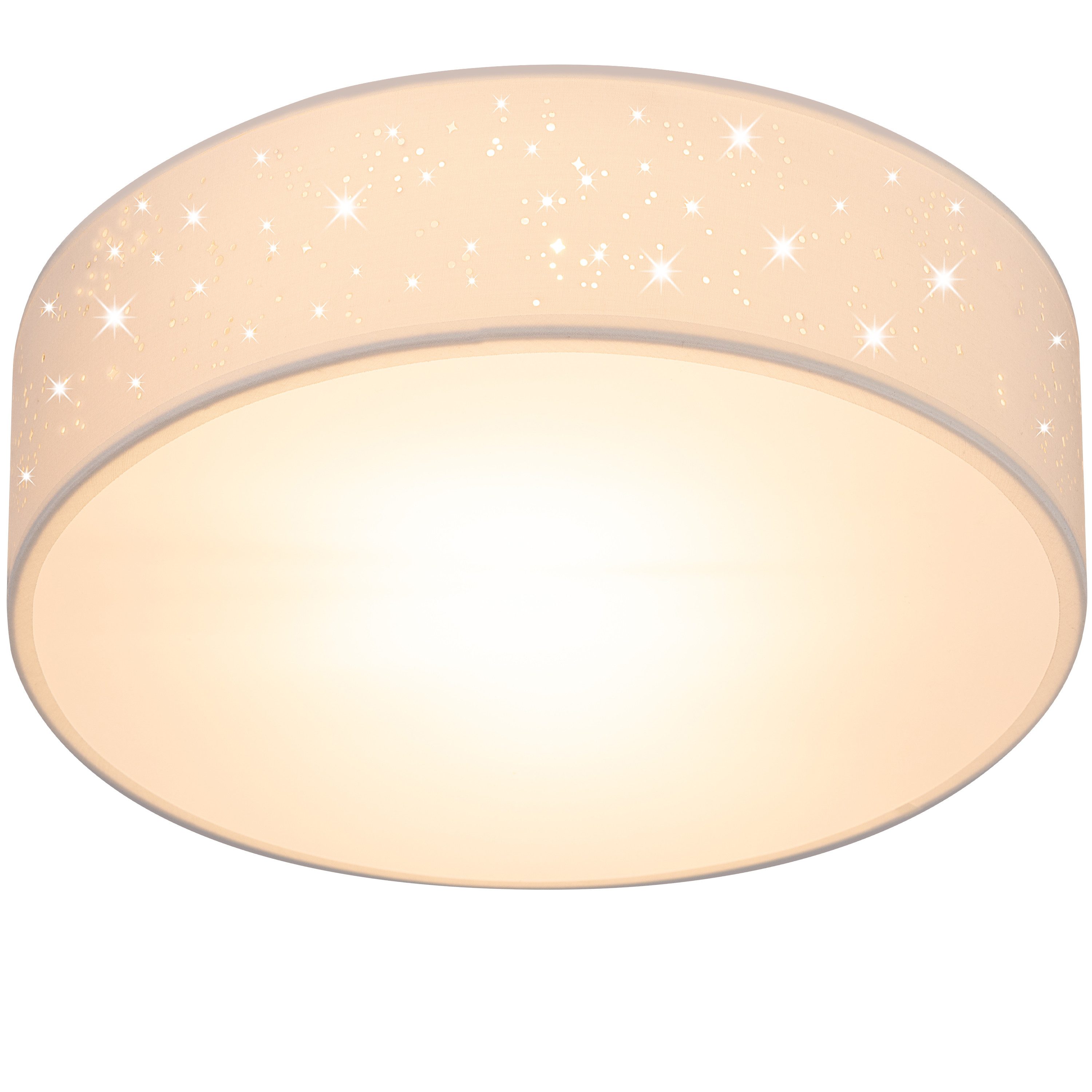 monzana Deckenleuchte, 38 cm, Sternenhimmel Rund günstig online kaufen