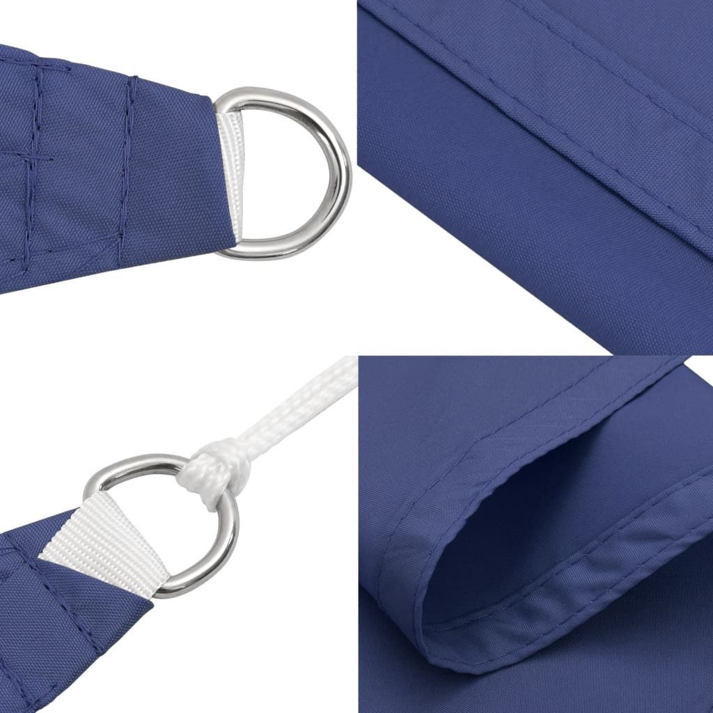 vidaXL Sonnensegel Sonnensegel Oxford-Gewebe Quadratisch 3x3 m Blau, (1-tlg)