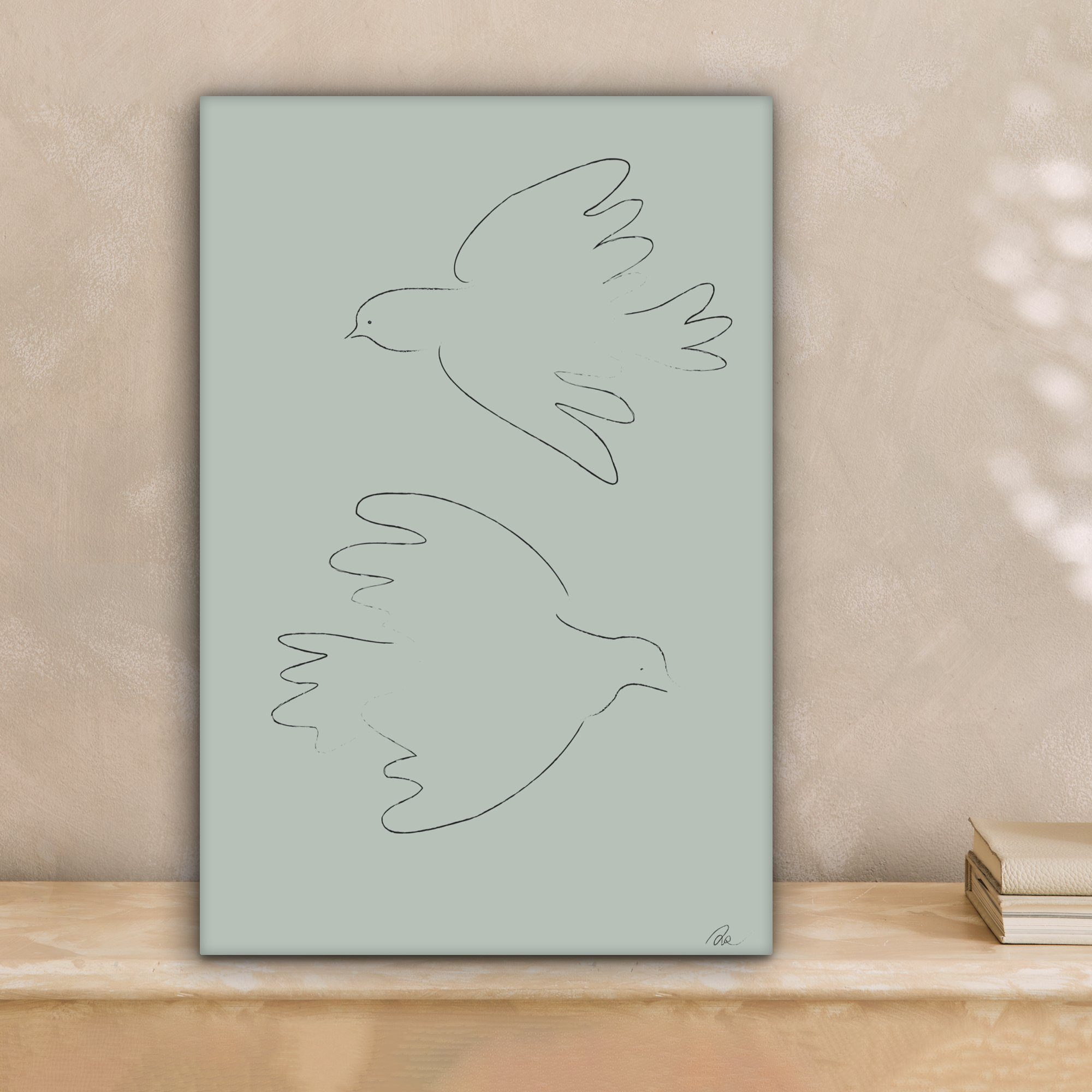 OneMillionCanvasses® Leinwandbild Tauben - Vögel - günstig online kaufen