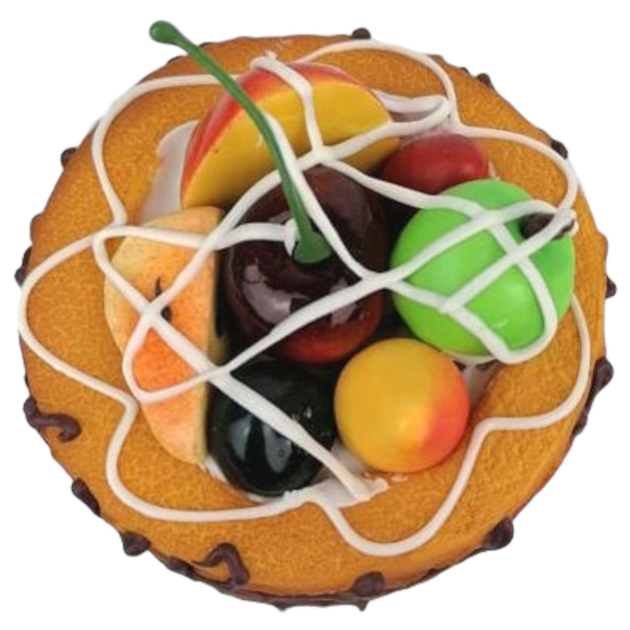 DekoTown Kuchen Gestecke 9cm, Deko mit Obst Törtchen