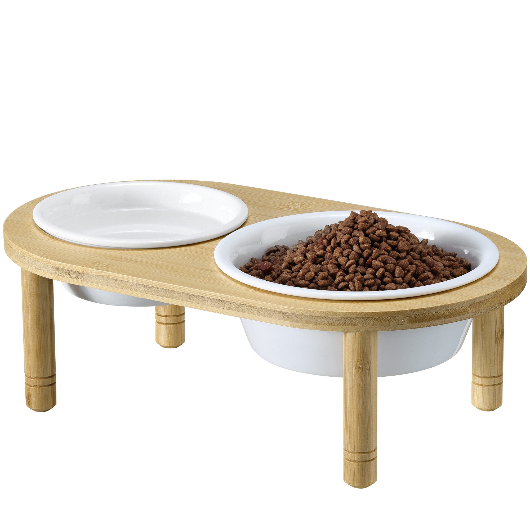 Napf Futterstation Hund erhöht - 350 & 650 ml - Hundenapf Keramik