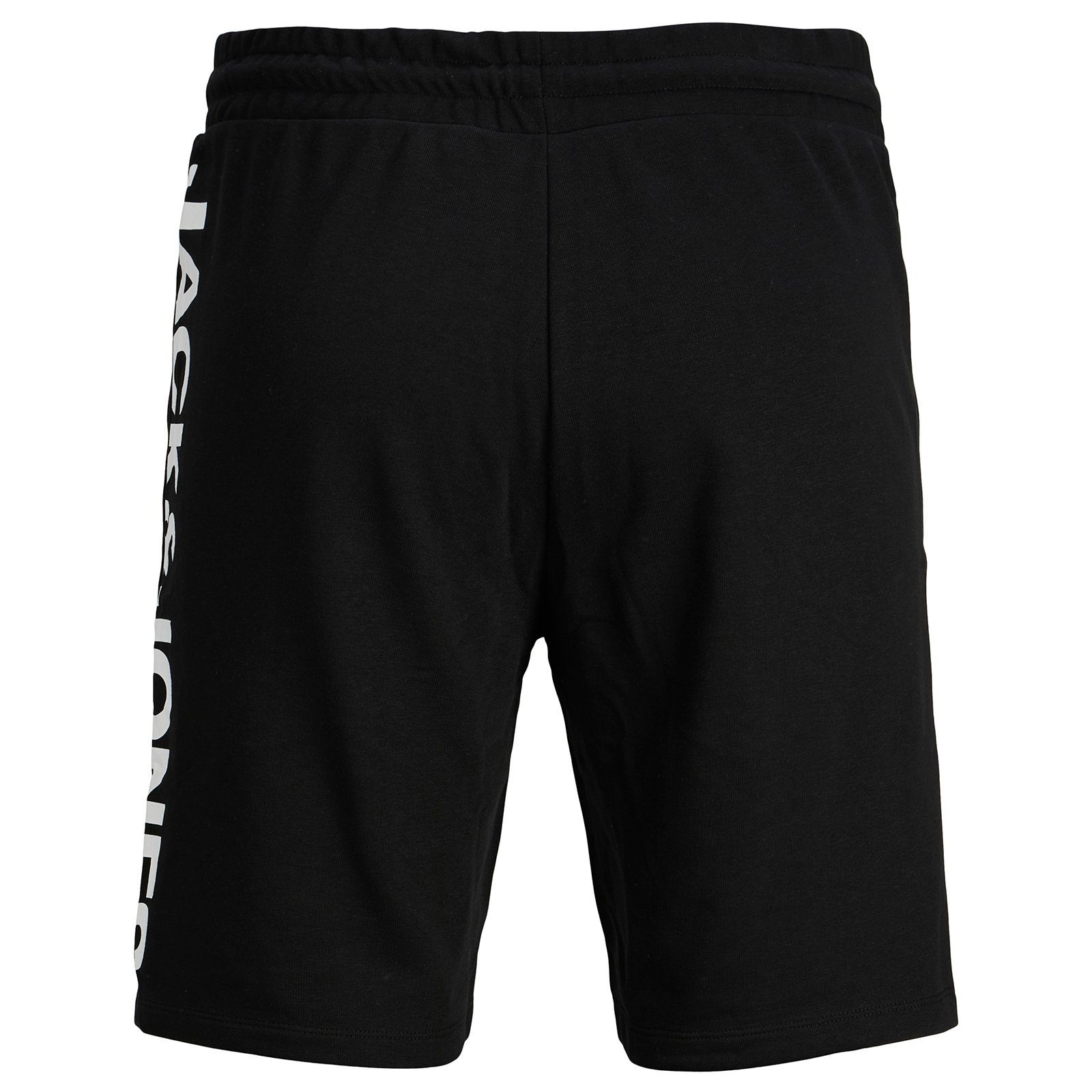 Jack Jones Shorts Jones seitlich Sweatshorts & Größen & Jack Große schwarz Logoprint