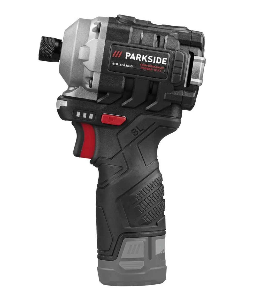 PARKSIDE PERFORMANCE® Akku-Drehschlagschrauber 12V Akku-Drehschlagschrauber PDSSAP 12 Akku 2 Ah + Bosch Bitset 10 tlg