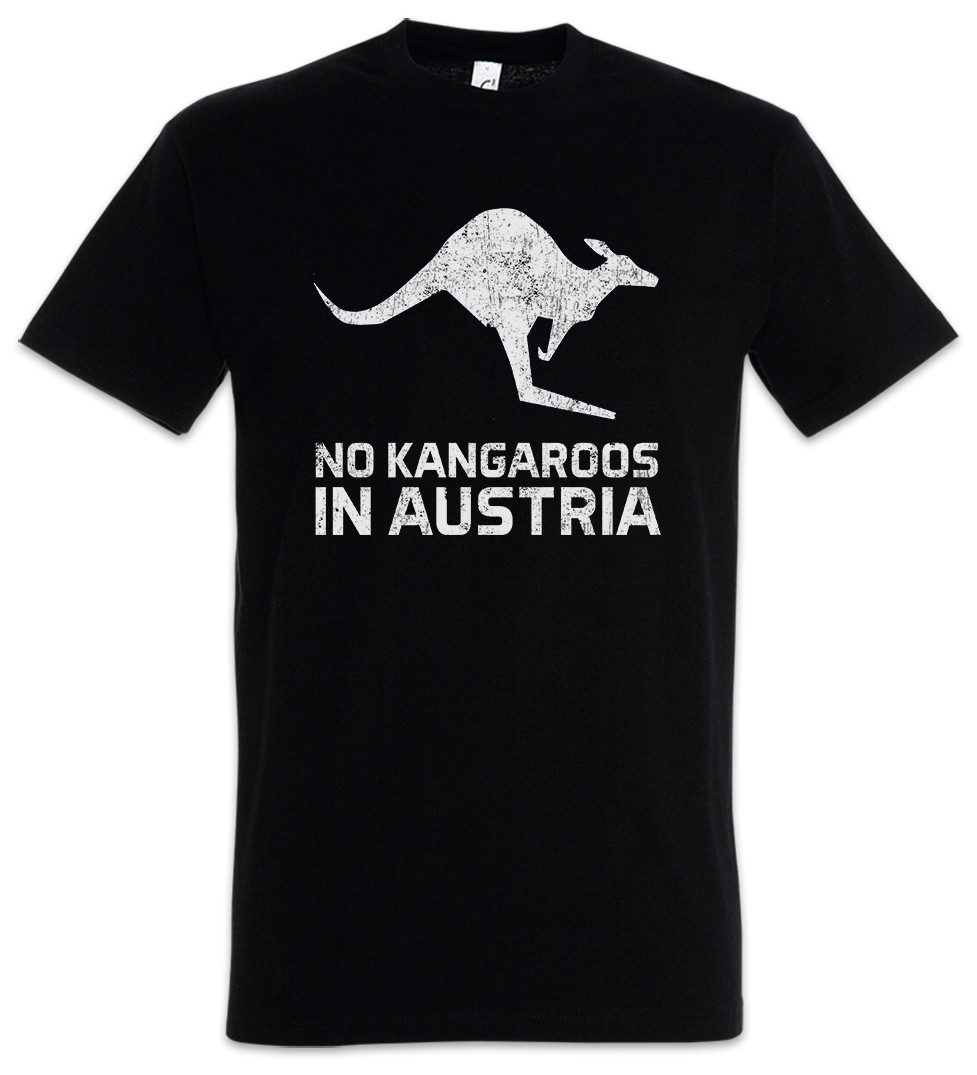Urban Backwoods Print-Shirt No Kangaroos In Austria Herren T-Shirt Englisch günstig online kaufen